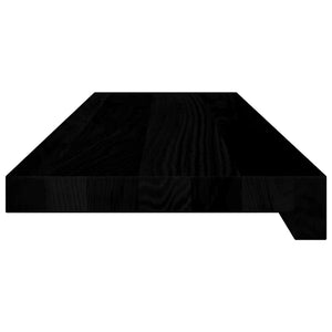 vidaXL Davanzali 2 pz Marrone Scuro 80x20x2 cm Legno Massello Rovere