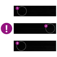 vidaXL Davanzali 2 pz Marrone Scuro 80x20x2 cm Legno Massello Rovere