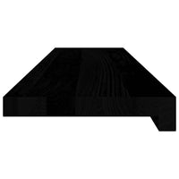 vidaXL Davanzali 2 pz Marrone Scuro 90x20x2 cm Legno Massello Rovere