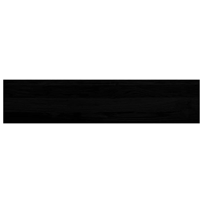 vidaXL Davanzali 2 pz Marrone Scuro 90x20x2 cm Legno Massello Rovere