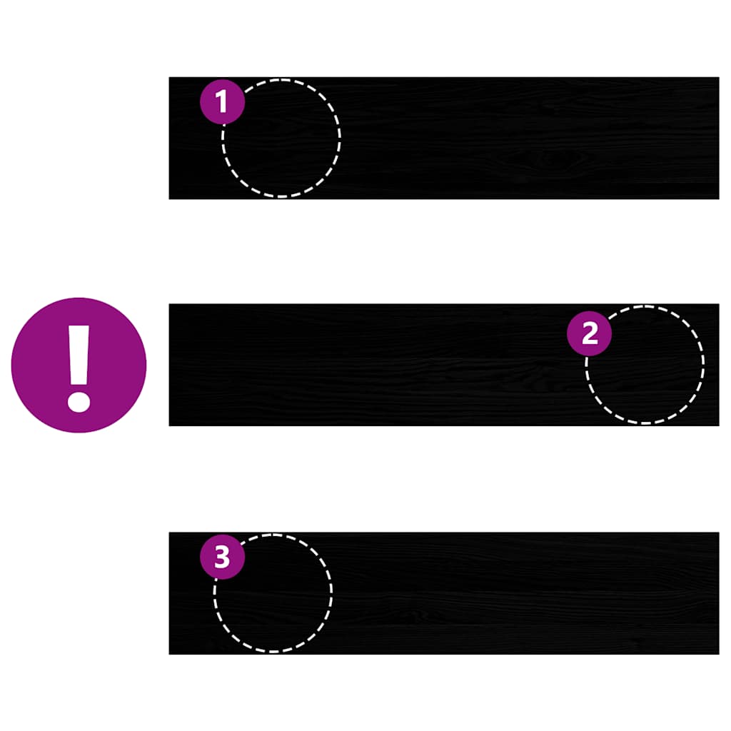 vidaXL Davanzali 2 pz Marrone Scuro 90x20x2 cm Legno Massello Rovere