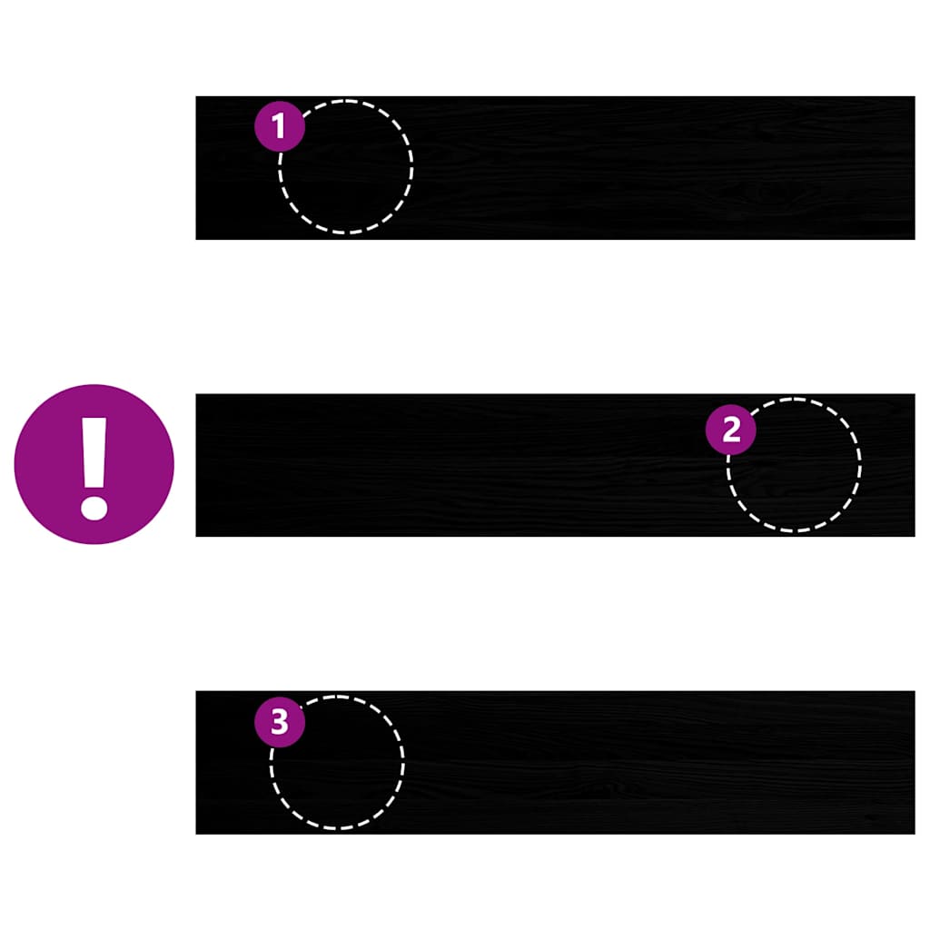 vidaXL Davanzali 2 pz Marrone Scuro 100x20x2 cm Legno Massello Rovere