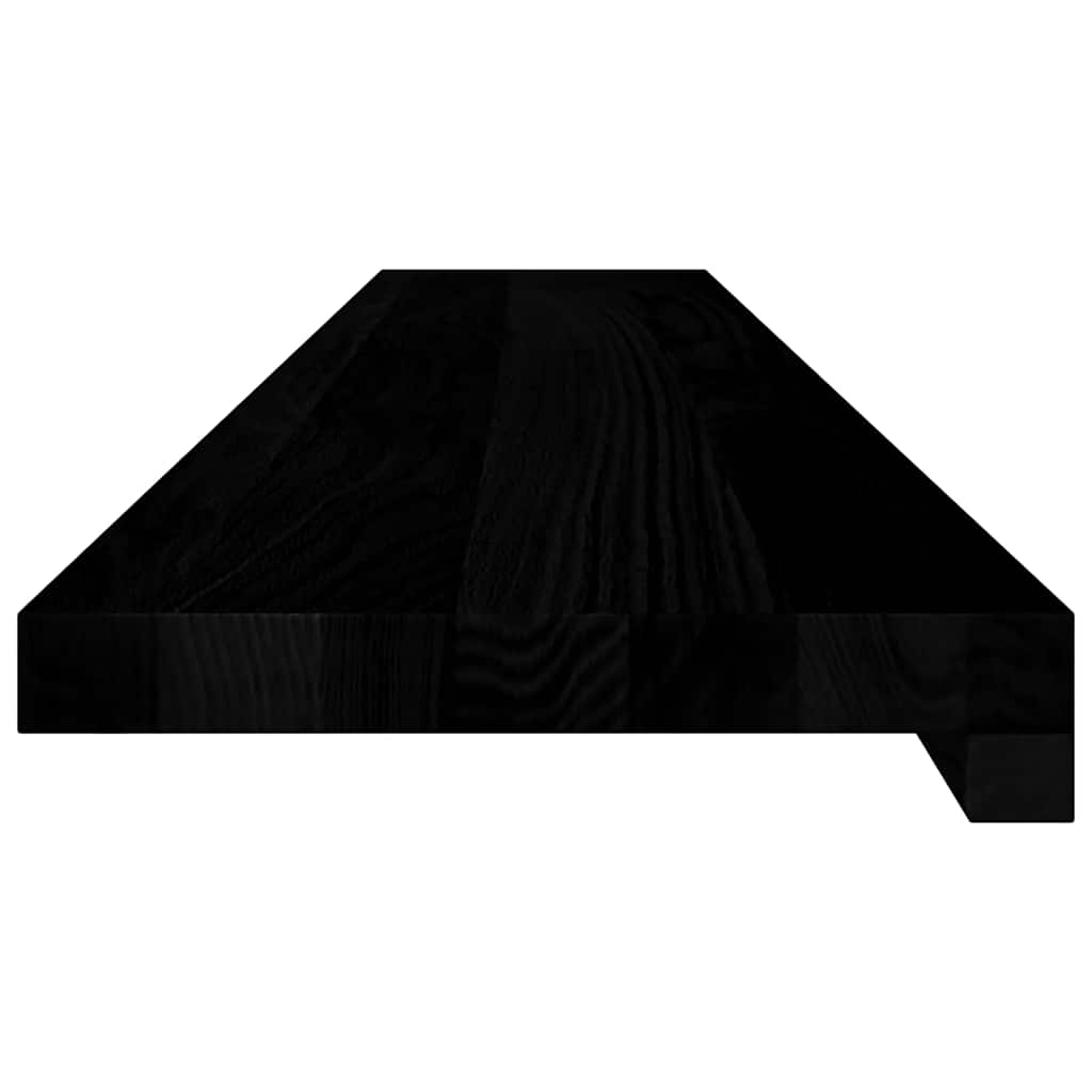 vidaXL Davanzali 2 pz Marrone Scuro 110x20x2 cm Legno Massello Rovere