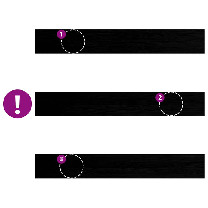 Davanzali 2 pz Marrone Scuro 140x20x2 cm Legno Massello Rovere 4009179