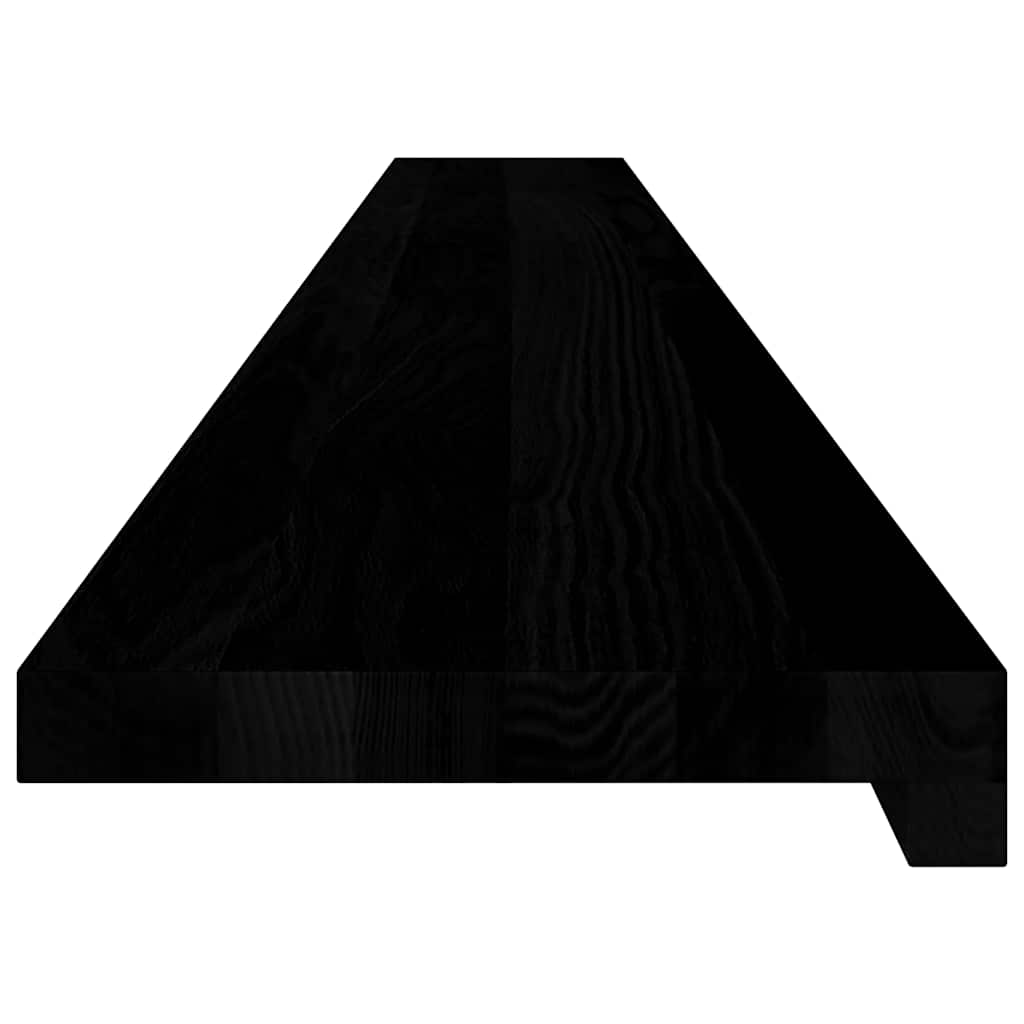 vidaXL Davanzali 2 pz Marrone Scuro 160x20x2 cm Legno Massello Rovere