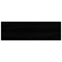 Davanzali 2 pz Marrone Scuro 80x25x2 cm Legno Massello Rovere 4009182