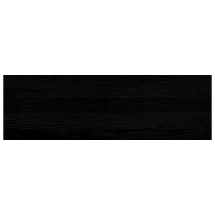 Davanzali 2 pz Marrone Scuro 80x25x2 cm Legno Massello Rovere 4009182