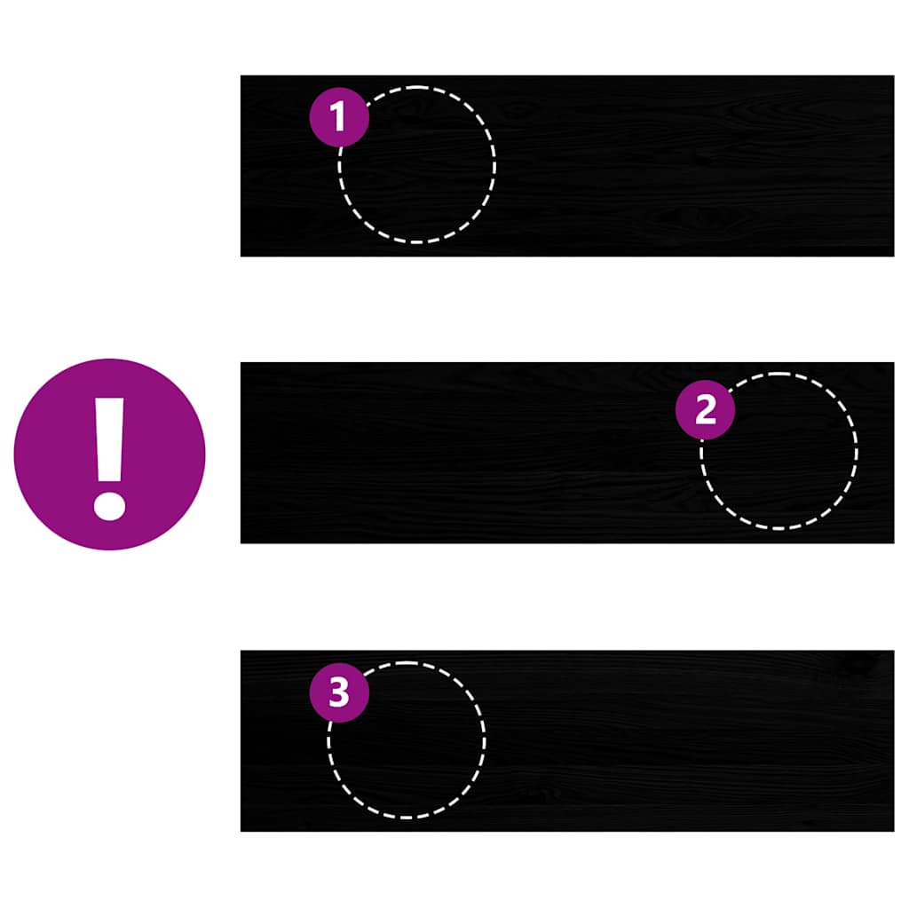 Davanzali 2 pz Marrone Scuro 90x25x2 cm Legno Massello Rovere 4009183