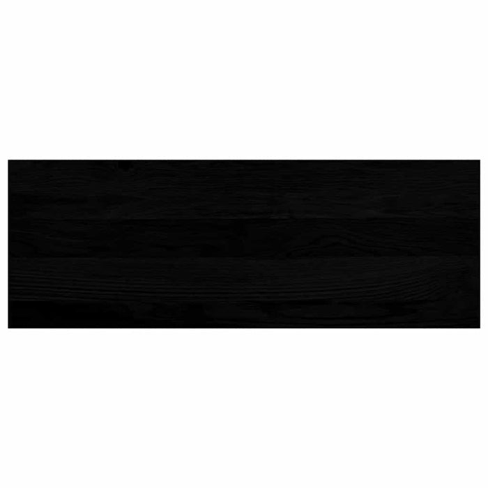 Davanzali 2 pz Marrone Scuro 70x30x2 cm Legno Massello Rovere 4009189