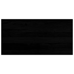 Davanzali 2 pz Marrone Scuro 80x40x2 cm Legno Massello Rovere 4009198