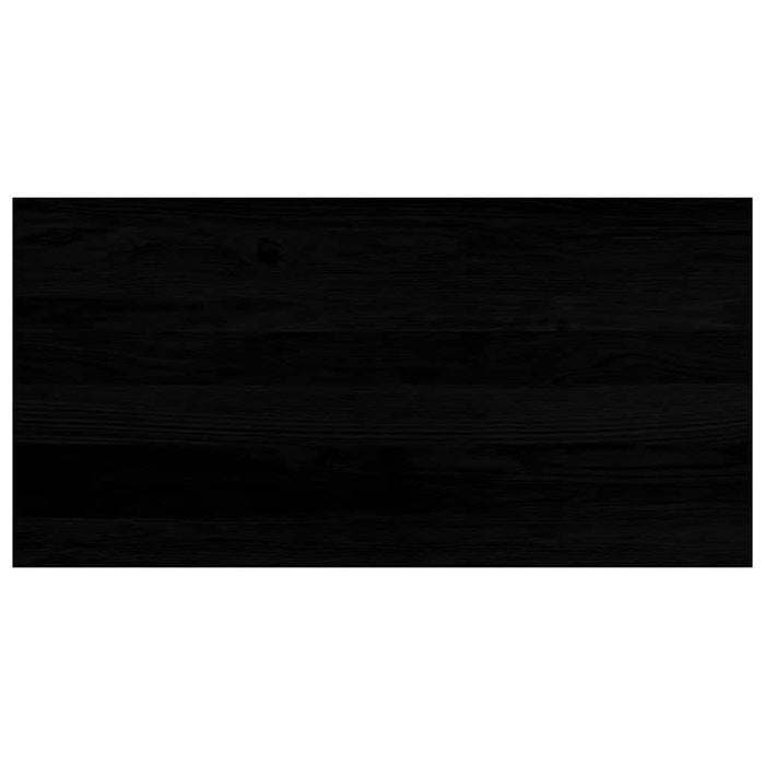 Davanzali 2 pz Marrone Scuro 80x40x2 cm Legno Massello Rovere 4009198