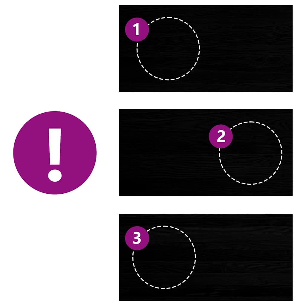 Davanzali 2 pz Marrone Scuro 80x40x2 cm Legno Massello Rovere