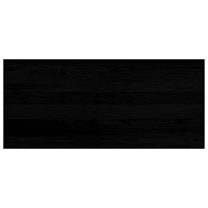 Davanzali 2 pz Marrone Scuro 90x40x2 cm Legno Massello Rovere