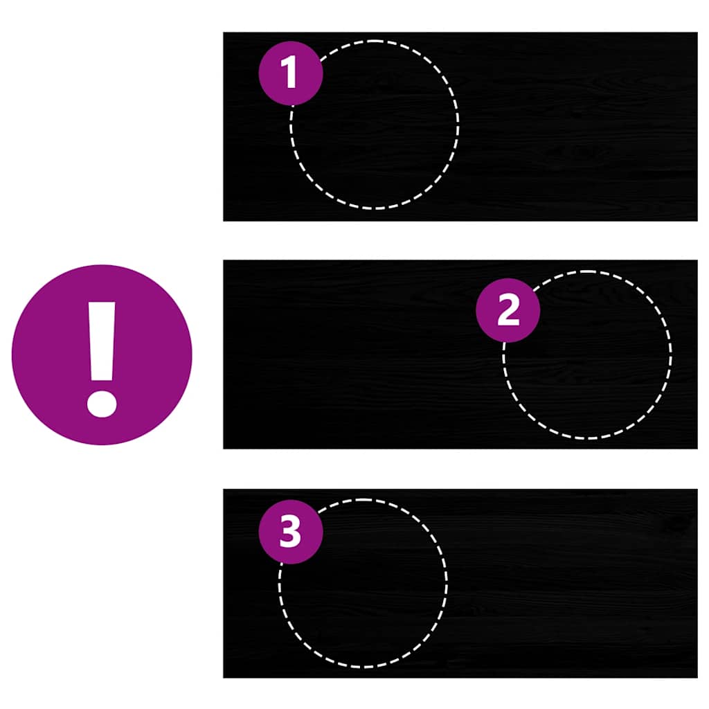 Davanzali 2 pz Marrone Scuro 100x40x2 cm Legno Massello Rovere