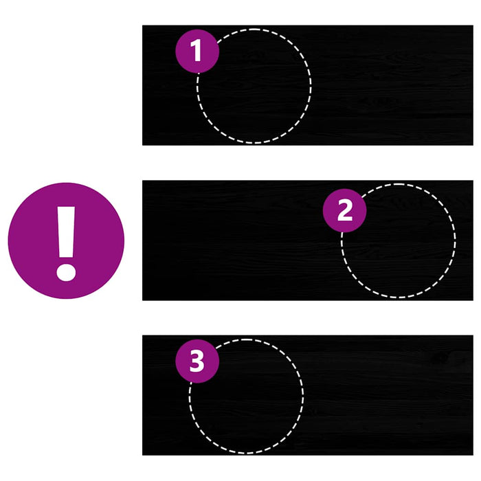 Davanzali 2 pz Marrone Scuro 110x40x2 cm Legno Massello Rovere