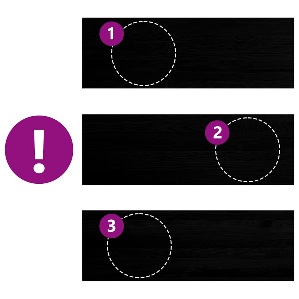 Davanzali 2 pz Marrone Scuro 120x40x2 cm Legno Massello Rovere 4009202