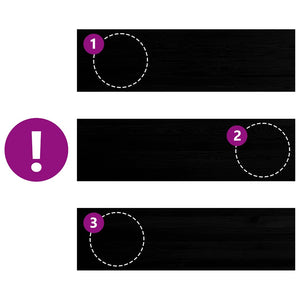 Davanzali 2 pz Marrone Scuro 140x40x2 cm Legno Massello Rovere