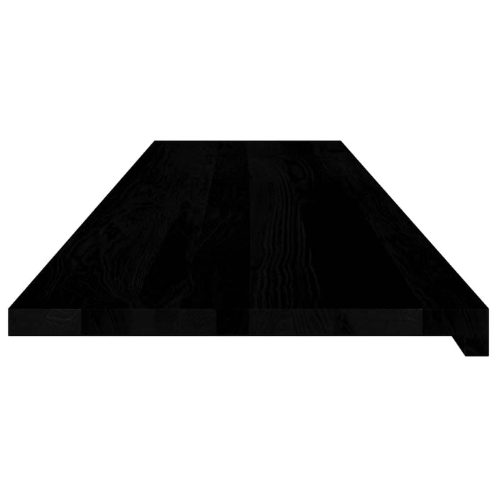 vidaXL Davanzali 2 pz Marrone Scuro 160x40x2 cm Legno Massello Rovere