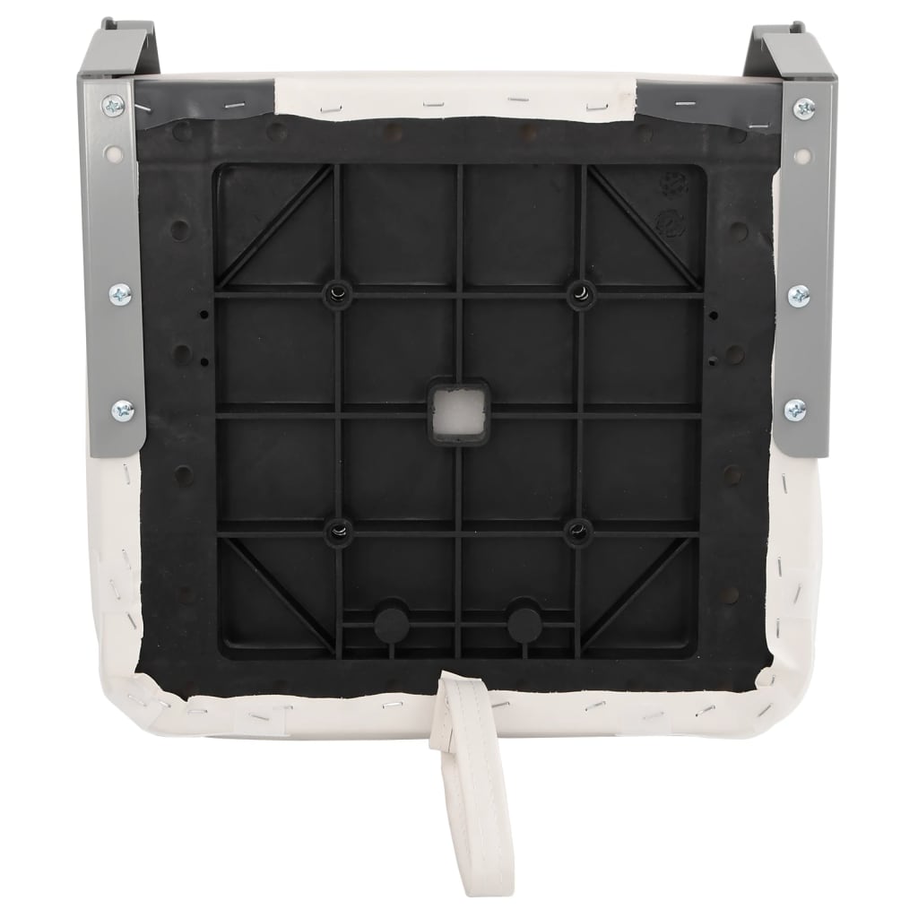 vidaXL Sedili per Barca Pieghevoli 2pz con Schienale Alto 41x36x48 cm