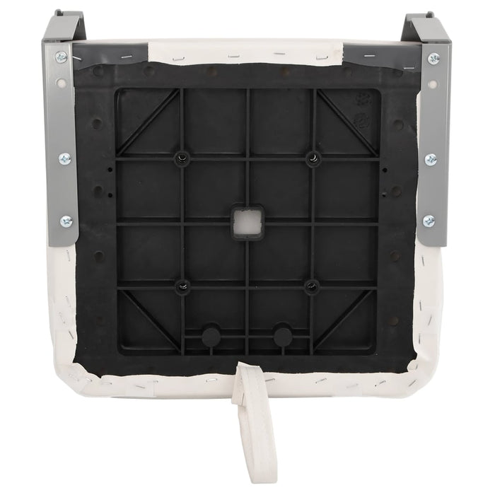 vidaXL Sedili per Barca Pieghevoli 2pz con Schienale Alto 41x36x48 cm