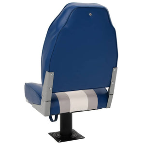 Set Sedile da Barca Pieghevole 4 pz con Schienale Alto