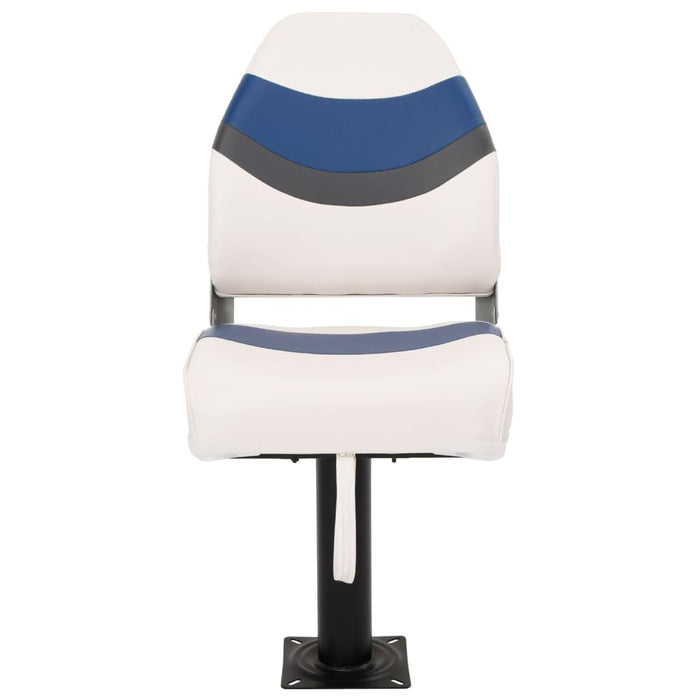 Set Sedile da Barca Pieghevole 2pz con Schienale Alto