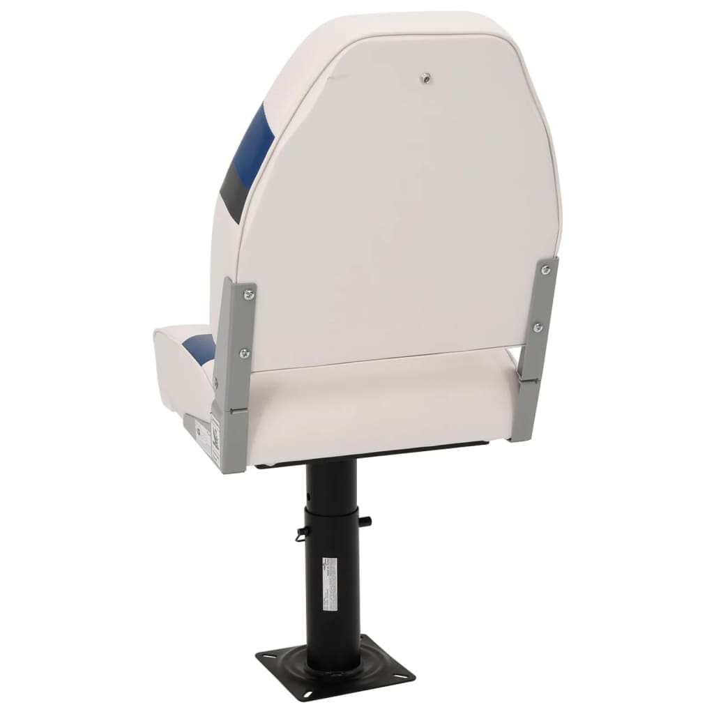 Set Sedile da Barca Pieghevole 2pz con Schienale Alto 3284310