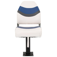 Set Sedile da Barca Pieghevole 4 pz con Schienale Alto