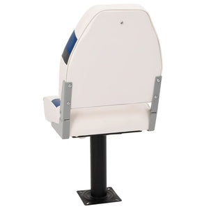 Set Sedile da Barca Pieghevole 4 pz con Schienale Alto