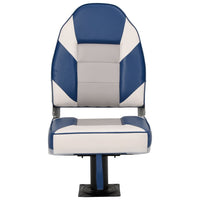 Set Sedile da Barca Pieghevole 2pz con Schienale Alto 3284326