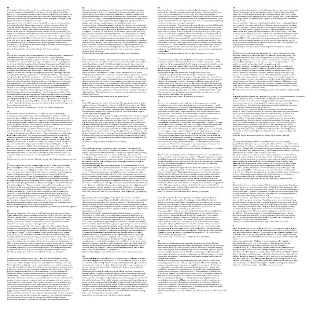 Seggiolino da Altalena per Bambini Singolo Corda Regolabile Blu 4009272