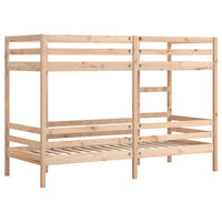 Letto a Castello senza Materasso 90x200cm Massello Pino 3284218