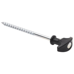 Picchetti per Tenda 12 pz 17 cm Ø7 mm in Acciaio Zincato 4009317