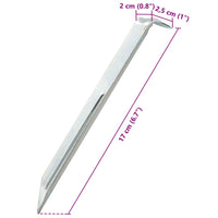 Picchetti per Tenda 24 pz 17 cm Ø20 mm in Acciaio Zincato 4009336