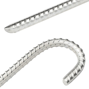 Picchetti per Tenda 6 pz 37 cm Ø10 mm in Acciaio Zincato 4009341