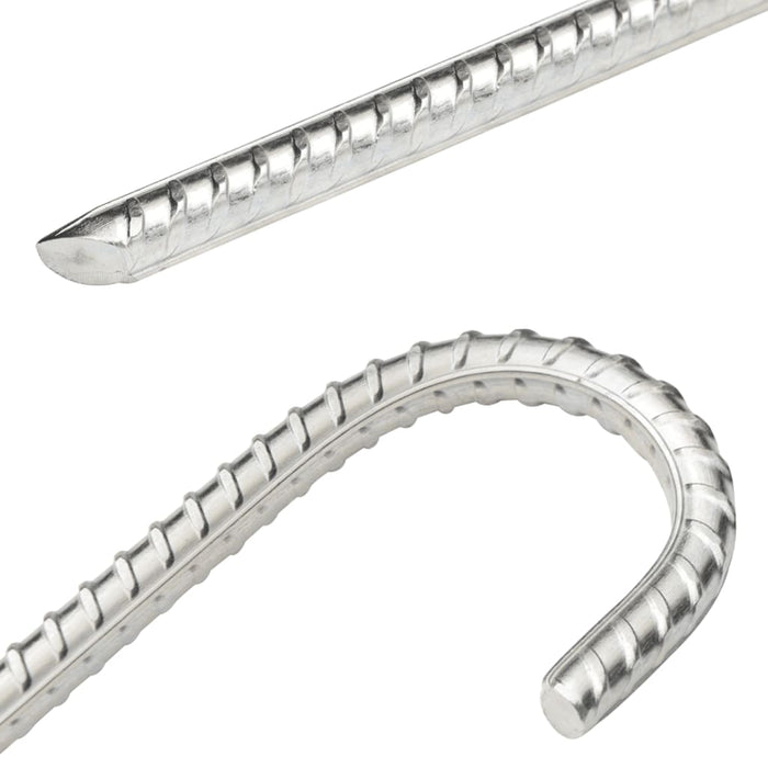 Picchetti per Tenda 6 pz 37 cm Ø10 mm in Acciaio Zincato 4009341