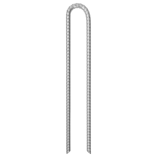 Picchetti Tenda 6pz a Forma di U 41,5 cm Ø12 mm Acciaio Zincato 4009349