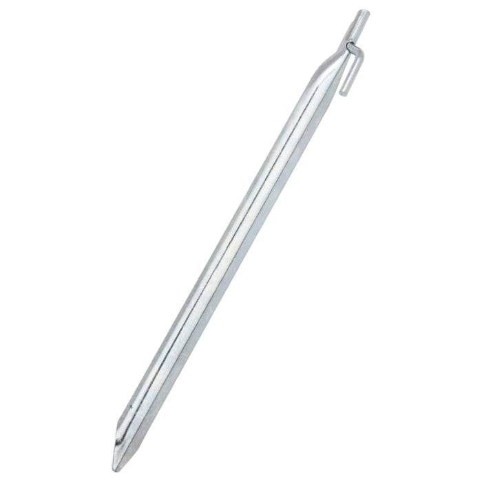 Picchetti Tenda 24 pz Forma di V 29,5 cm Ø20 mm Acciaio Zincato