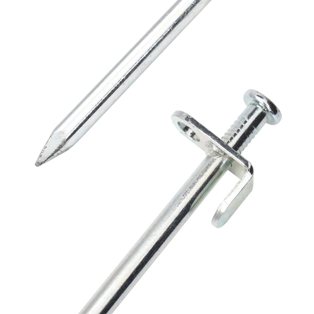 Picchetti per Tenda 24 pz 30 cm 8 mm in Acciaio Zincato 4009357