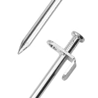 Picchetti per Tenda 24 pz 19,5 cm 8 mm in Acciaio Zincato