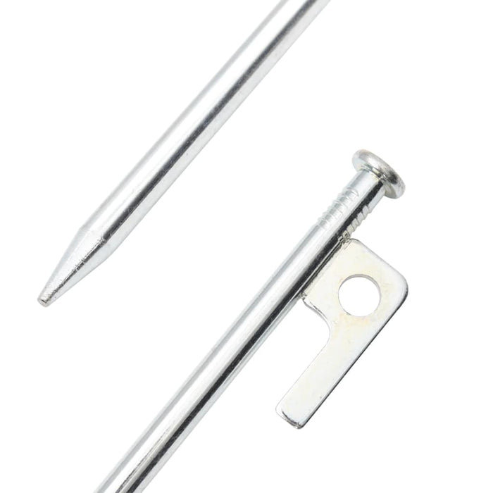 Picchetti per Tenda 24 pz 20 cm 9 mm in Acciaio Zincato