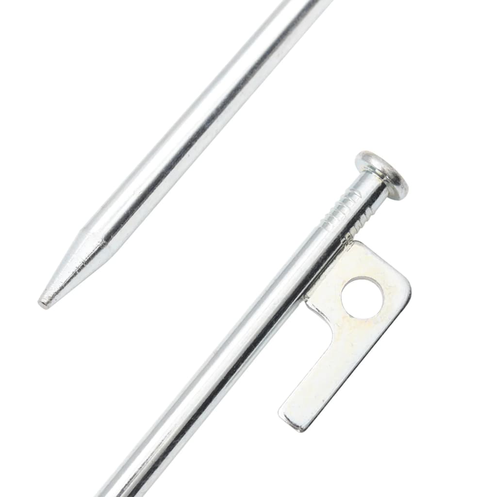 Picchetti per Tenda 24 pz 20 cm 9 mm in Acciaio Zincato 4009367