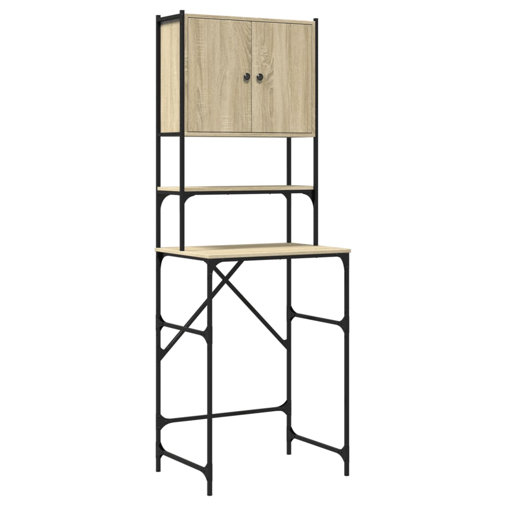 Mobile per Lavatrice Rovere Sonoma 68x48,5x194 cm 847864