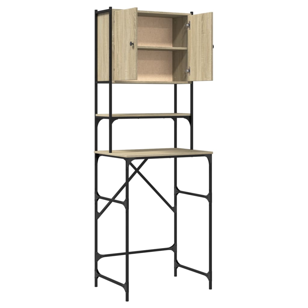 Mobile per Lavatrice Rovere Sonoma 68x48,5x194 cm 847864