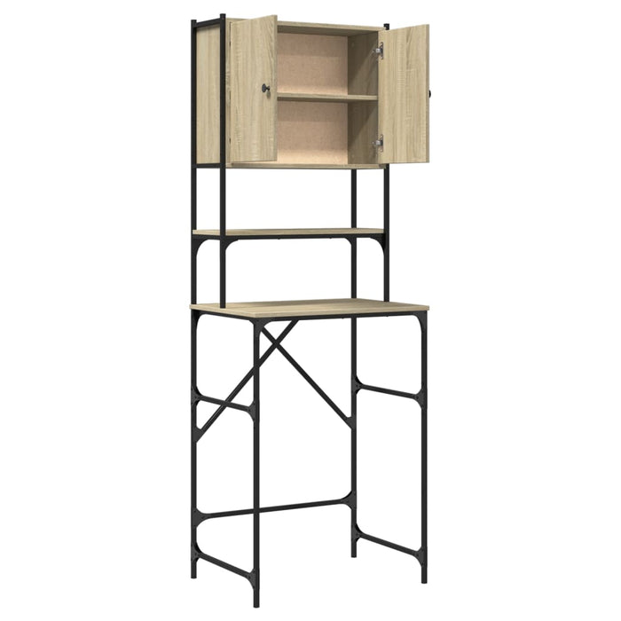 Mobile per Lavatrice Rovere Sonoma 68x48,5x194 cm 847864