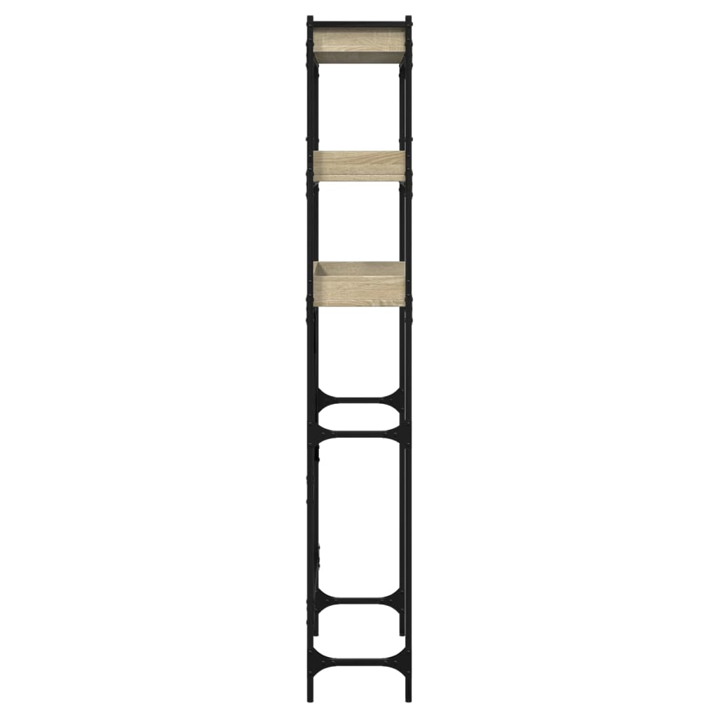 Scaffale per Lavatrice Rovere Sonoma 67x25x163 cm Multistrato 847865