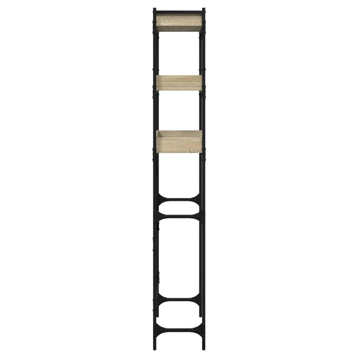 Scaffale per Lavatrice Rovere Sonoma 67x25x163 cm Multistrato 847865