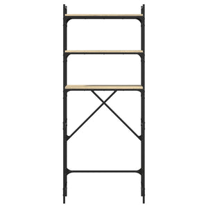 Scaffale per Lavatrice Rovere Sonoma 67x25x163 cm Multistrato 847866