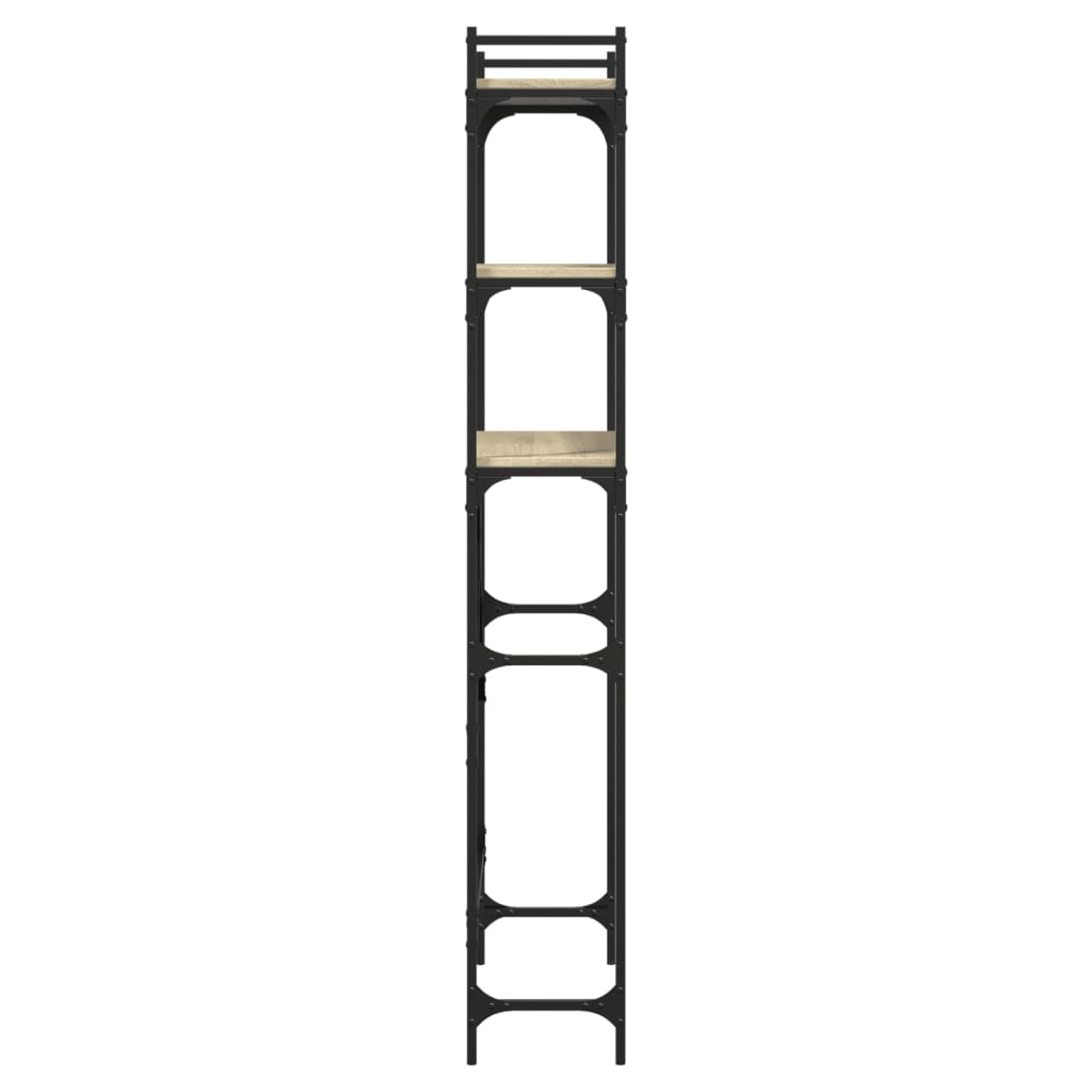 Scaffale per Lavatrice Rovere Sonoma 67x25x163 cm Multistrato 847866