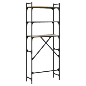 Scaffale per Lavatrice Rovere Sonoma 67x25x163 cm Multistrato 847866